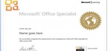 微软办公软件国际认证（MOS）